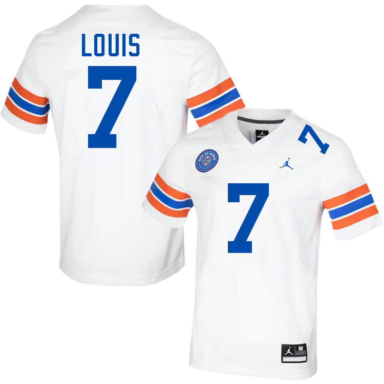 Byron Louis Florida Jersey,Florida Gators #7 Byron Louis Uniforms,Jersey Youth-Throwback White